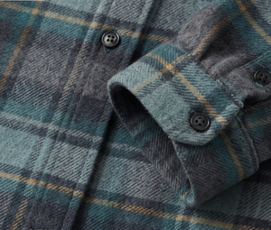 Chemise de nuit longue en flanelle à carreaux pour femme, décontractée, à manches longues, col rabattu, coupe ample, pour l'hiver, style streetwear, chemise de pyjama - Product Image 5