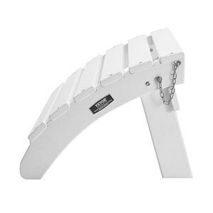 Reposapiés Adirondack Plegable de Plástico HDPE, Resistente a la Intemperie, 17.7L X 19.7W X 13.8H Pulgadas, Estilo Adirondack - Product Image 1