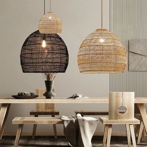 Pantalla de Lámpara de Bambú y Ratán Minimalista Moderna, Hecha a Mano en Vietnam por VIFARMEX - Product Image 6