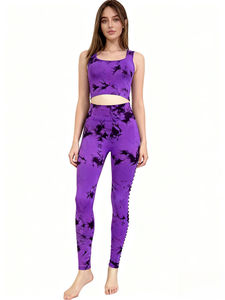 Ropa Deportiva al por Mayor, Sublimación, Ropa de Yoga, Conjunto de Sujetador Deportivo y Leggings para Mujer - Product Image 4
