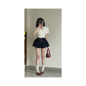 Women'S Big Size <b>Skirt</b> High <b>Elastic</b> Waist Flared <b>Skirt</b> Inner Shorts Eco-Friendly Many Colours Korean Style Premium Quality - Product Image 5