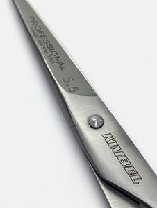 Ciseaux de barbier à lames super affûtées, manche en plastique, lame dentelée pour une coupe antidérapante en acier japonais - Product Image 2