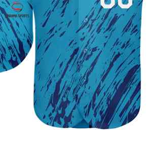 Maillot de baseball d'équipe personnalisé, design respirant, graphiques personnalisés, noms/noms d'identification des joueurs, production rapide pour les ligues compétitives - Product Image 4