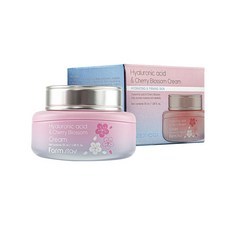 Crema Idratante Farmstay 55ml con Acido Ialuronico e Fiori di Ciliegio, Confezione da 1 Pezzo in Offerta - Product Image 1