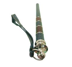 Cuchara para Zapatos de Metal de Alta Calidad con Mango Largo, Agarre Envuelto en Cuero y Correa para la Muñeca - Product Image 3