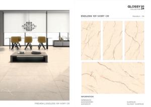 Carreaux de porcelaine polie brillante, finition architecturale, format 60x120 cm, développés pour les applications de revêtements de sol et muraux de grande envergure. - Product Image 2