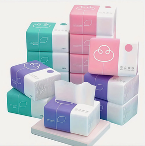 Premium Virgin <b>Paper</b> Facial <b>Tissue</b> <b>Paper</b> 3 Ply 400 Pulls Soft Pack Strong <b>Tissue</b> Supplier - Product Image 5