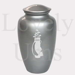 Golf Clubs Cremation Urn <b>for</b> Human <b>Ashes</b> Memorial Funeral Urn Decorative <b>Keepsake</b> <b>Ash</b> Container Sports Theme - Product Image 2