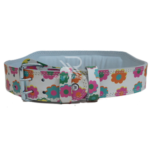 Ceinture de musculation robuste en cuir véritable de 10 mm d'épaisseur, imperméable et respirante, avec finition nubuck personnalisée pour le soutien des soulevés de terre - Product Image 2