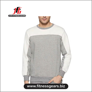 เสื้อสเวตเชิ้ตผู้ชาย ผ้าฝ้ายฟลีซ 100% คอกลม ทรงปกติ ระบายอากาศได้ดี เป็นมิตรกับสิ่งแวดล้อม เหมาะสำหรับฤดูหนาว สไตล์ลำลอง แฟชั่น สวยหรู - Product Image 1