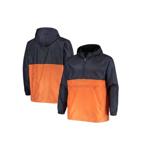 Veste softshell unisexe réversible à blocs de couleur avec capuche, en microfleece, résistante à l'eau, fermeture éclair, vêtements de randonnée en plein air pour adultes - Product Image 1