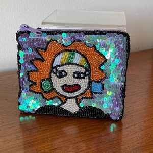 Monedero artesanal con cuentas, mini cartera de moda para niñas al mejor precio - Product Image 3