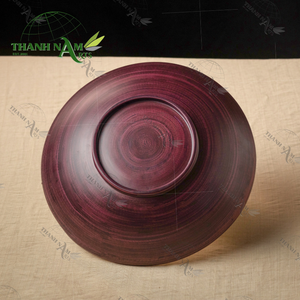 Assiettes de fête en bambou durables vietnamiennes Design classique compostables organiques et zéro déchet - Product Image 4