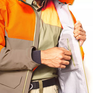 Waterproof Blaze Orange Hunting <b>Jacket</b> High-Visibility Outdoor Field Coat Breathable Windproof Performance Gear Men's Apparel - Product Image 3