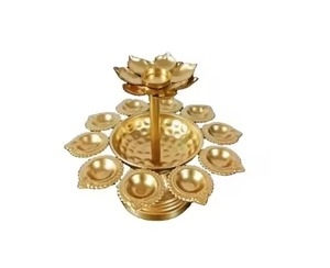 Classic Finish Metal Urli Bowl Decorative Floating Diya Bowl for <b>Home</b> <b>Temple</b> Festival Decoration - Product Image 3