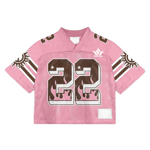 เสื้อฮอกกี้น้ำแข็งชาย เบอร์ 66 คอวี แขนสั้น ผ้าตาข่ายระบายอากาศ โพลีเอสเตอร์พิมพ์ลายแบบซับลิเมชั่น ชุดกีฬาทีมแบบสั่งทำ - Product Image 4