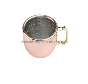 Jigger de cobre personalizado de calidad superior, vaso de chupito de acero inoxidable o taza medidora de clavijas para Bar, hogar, Bar y restaurantes - Product Image 6