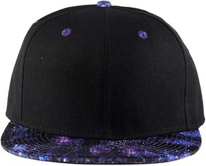 Snapback <b>Hat</b> for Men Women Style Colorful <b>Flat</b> Bill <b>Hats</b> Teens Adjustable Baseball Cap - Product Image 1