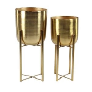 Deluxe Iron Planter Stylish Plant Container Modern Decorative Patio Balcony Garden Home Accent Durable Premium Quality - Product Image 3