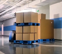 Автономный робот-погрузчик AGV/AMR 1.5T, многофункциональная интеллектуальная версия, электрический штабелер для поддонов, интеллектуальное оборудование для складского учета