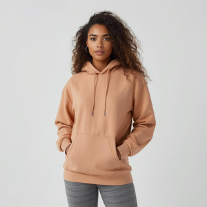 Sweat-shirt unisexe en molleton épais 460g, tricoté, grande taille, 100% coton, écologique, séchage rapide, avec logo personnalisé sur le devant - Product Image 1