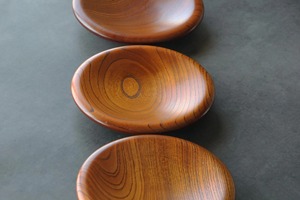 Juego de Platos de Madera de Acacia, Plato Redondo de Madera para Servir Aperitivos y Postres, Platos Ecológicos para Empacar Alimentos - Product Image 6
