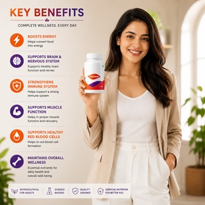 Tabletas Multivitamínicas y Minerales de Marca Privada con Complejo B, Zinc y Selenio para el Apoyo Diario al Bienestar - Product Image 6