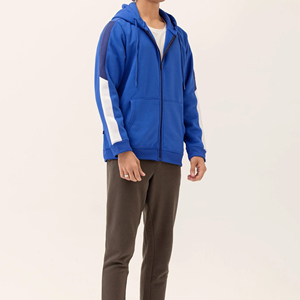 Sweat à capuche d'hiver personnalisé pour homme, 100% coton, doublure en polaire, uni, brodé, écologique, séchage rapide, respirant - Product Image 3