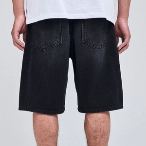 High Quality Custom Logo Men's Eco-Friendly 100% Cotton Breathable Mid <b>Waist</b> Fit Baggy <b>Jean</b> Shorts for Hot Summer - Product Image 6