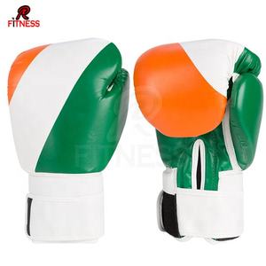 Guantes de Boxeo de Cuero Genuino con Bandera Personalizada, Cierre de Gancho y Bucle, Antideslizantes, para Adultos, Estilo Irlandés, Mexicano, Italiano, Filipino, Estadounidense - Product Image 4
