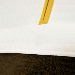 Sweat-shirt à demi-zip pour homme avec col montant, doublure en polaire brodée, 100% coton, hiver, extérieur - Product Image 4