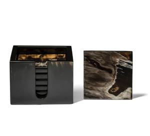 Posavasos de Cuerno de Búfalo Natural de Alta Calidad, Elegantes para el Hogar, para Tazas de Café, Té y Cerveza, y Alfombrillas de Calidad - Product Image 6