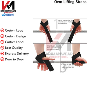 Bulk Weightlifting Straps Men Women Gym Wrist Support Deadlift <b>Training</b> Wholesale Supplier - Product Image 5