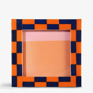 Modern Handmade Luxury Resin Photo <b>Frame</b> <b>with</b> Letterpress Printing for Living Room Decor | Stylish Wall <b>Mount</b> <b>Picture</b> <b>Frame</b> - Product Image 1