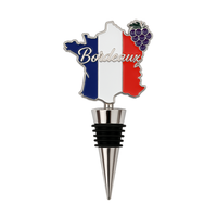 Bouchon de bouteille de vin personnalisé imprimé, durable et réutilisable en métal décoratif, avec fermeture à sertir, par JIN JUMBO (JM)