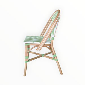 เก้าอี้บิสโทรยอดนิยมสำหรับร้านกาแฟ ร้านอาหาร พื้นที่สาธารณะในที่พักอาศัย - หวายสังเคราะห์ถักทออย่างดี รับประกันการถักทอ 3 ปี - Product Image 3