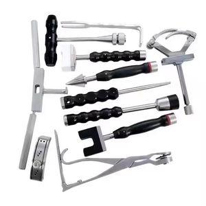 11-Piece Stainless Steel Orthopedic Surgery <b>Instrument</b> Manual Power Set Hip Knee Spine Tibia Femur Operation By Grip Surgical - Product Image 4