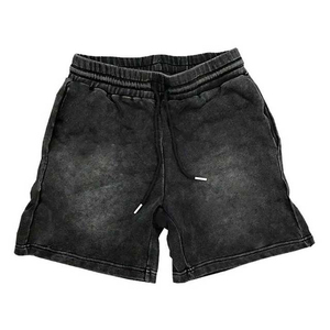 Shorts d'été personnalisés en coton délavé de haute qualité pour femmes, style vintage, pour la course et le jogging, en promotion - Product Image 1