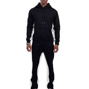 Ensemble de survêtement décontracté ample pour homme, sweat à capuche et pantalon de jogging, coupe ample, design 2 en 1, tenue streetwear, tissu doux et respirant - Product Image 1
