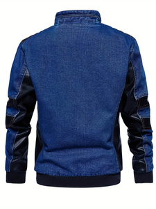 OARH INT INDUSTRY Mens Vintage Summer <b>Denim</b> <b>Jacket</b> Breathable Eco-Friendly Cotton Button Front Embroidered Logo <b>Custom</b> Made - Product Image 3