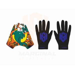 Guantes de Fútbol al Por Mayor de la Mejor Calidad, Antideslizantes, con Correa Ajustable para la Muñeca, Cierre de Gancho y Bucle en los Dedos, MOQ Bajo, para Deportes - Product Image 2