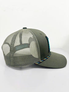 Gorra Trucker de Malla Estructurada de 6 Paneles, Color Verde Oliva, para Adultos, Fabricada en Vietnam, con Logotipo Personalizable, para Actividades al Aire Libre y Uso Casual - Product Image 2
