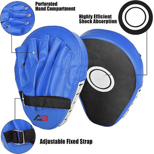 Pads de frappe personnalisés avec logo, en cuir PU, pour l'entraînement en salle de sport - Product Image 2