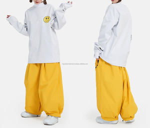 Pantalon de ski/snowboard d'hiver imperméable de haute qualité avec logo personnalisé, impression sérigraphique, coupe régulière, 100% nylon, fermeture élastique - Product Image 3