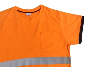 T-shirt de travail personnalisé pour hommes, vêtements de travail, perceuse en coton, hi vis - Product Image 4
