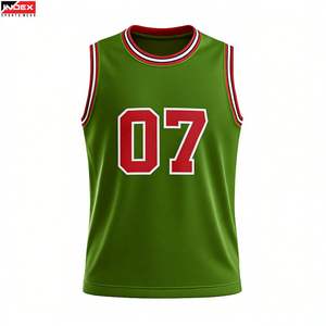 Camiseta de Baloncesto Personalizada, Tejido de Malla Transpirable, Uniforme Deportivo Profesional para Entrenamiento y Competición - Product Image 1