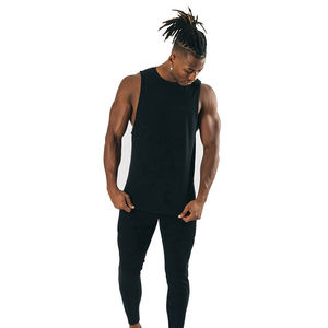 Débardeur classique pour hommes, gilet de sport sans manches, doux et respirant, pour l'entraînement et le fitness, vêtements décontractés d'été - Product Image 3
