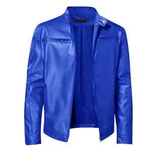 Vestes en cuir véritable vintage unisexe, style rétro classique, de haute qualité, avec logo frontal, pour l'hiver - Product Image 1