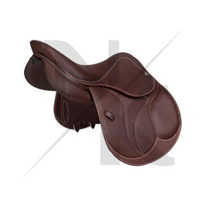 Silla de montar inglesa de calidad premium, duradera, de cuero genuino, de contacto estrecho, productos de carreras de caballos ingleses de la India. - Product Image 3