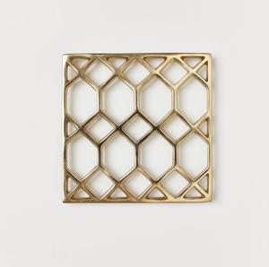 Royal Look Metal Trivet Decorative for Hot Dishes Hot Pads Aluminium Nickle Plated Finished <b>Rectangle</b> Shaped Heat Resistance - Product Image 5